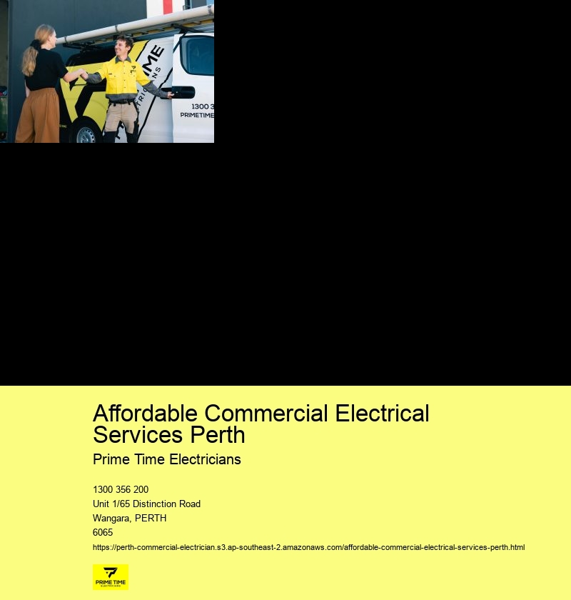 Reliable Commercial Electrician Perth Services