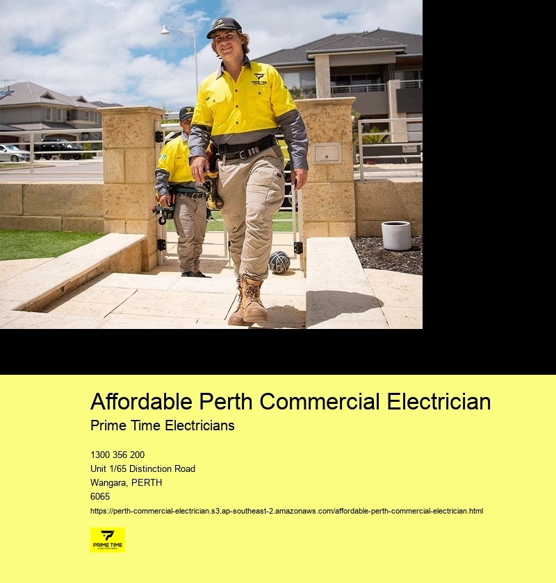 Affordable Perth Commercial Electrician