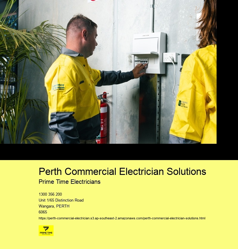 Skilled Commercial Electrician Perth Team