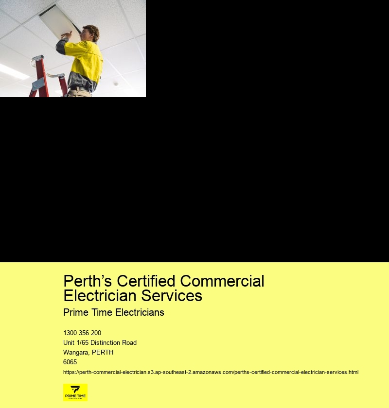 Comprehensive Commercial Electrician Perth Team