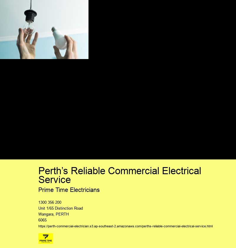 Trusted Commercial Electrician Perth Professionals