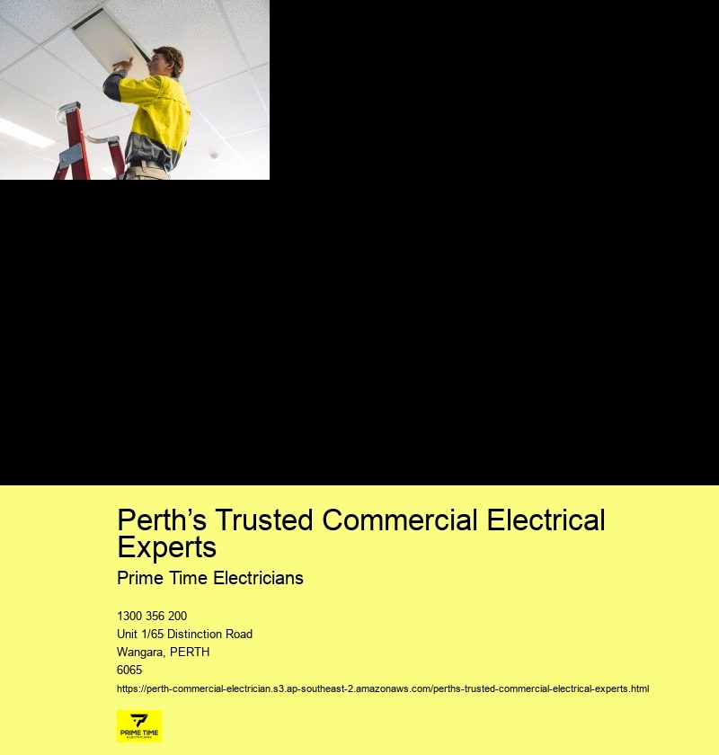 Perth’s Trusted Commercial Electrical Experts