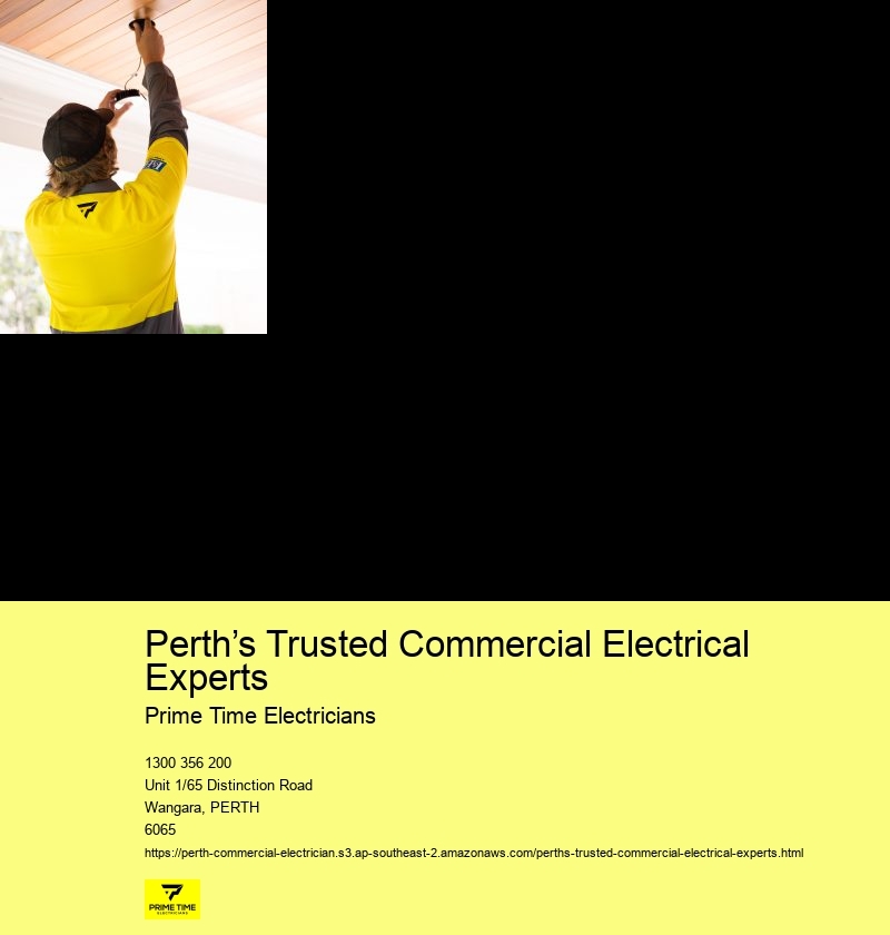 Efficient Commercial Electrician Perth Contractors