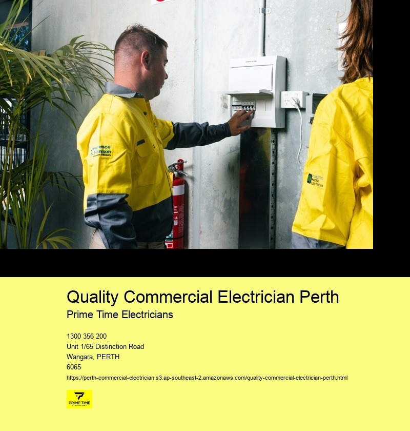Quality Commercial Electrician Perth