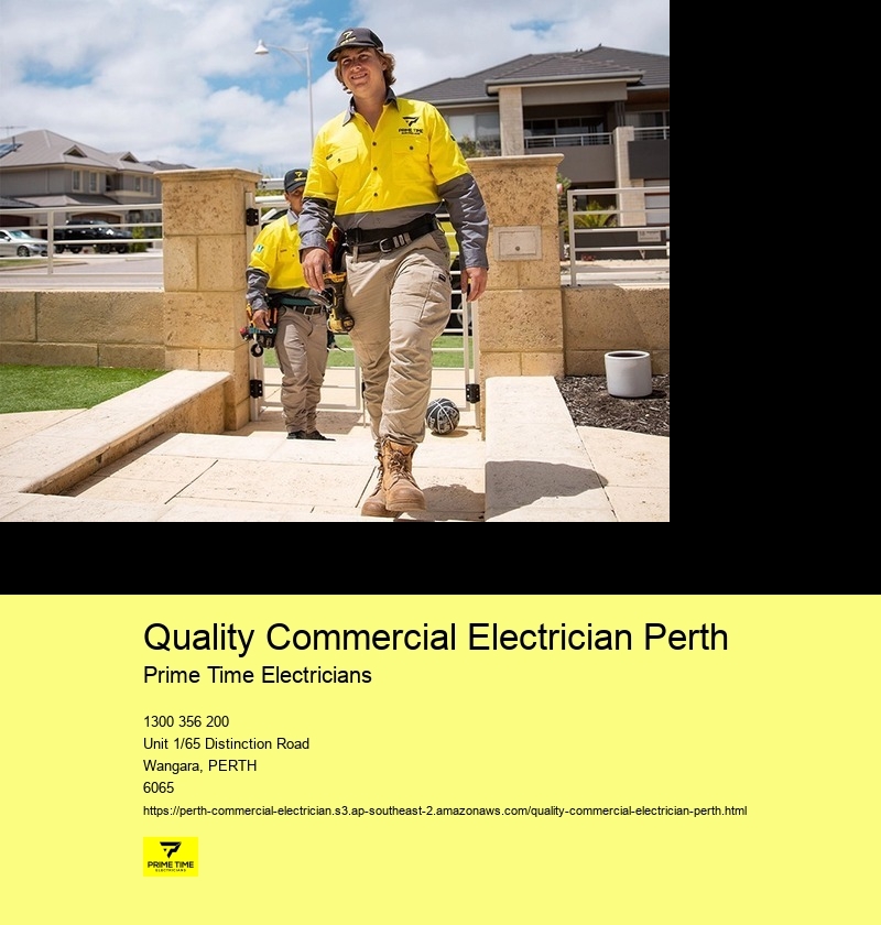 Expert Commercial Electrician Perth Contractors