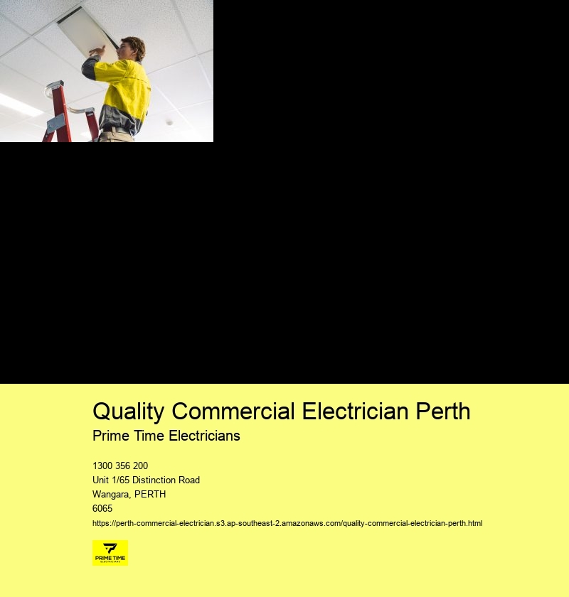 Professional Commercial Electrician Perth Team