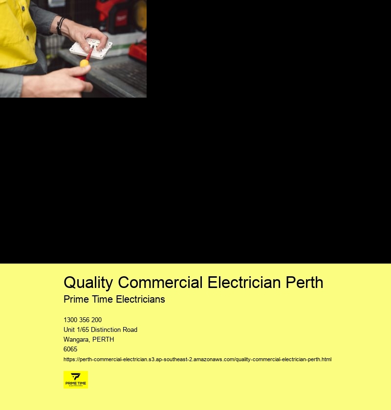 Efficient Commercial Electrician Perth Solutions